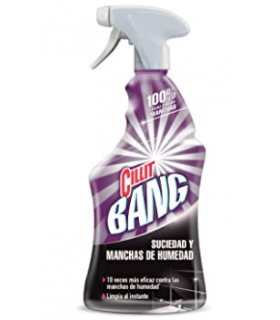 Cillit Bang Manchas de Humedad y Suciedad, potente limpiador juntas negras,  baño, cocina, formato spray - Pack de 3 x 750 ml, total 2.25 L